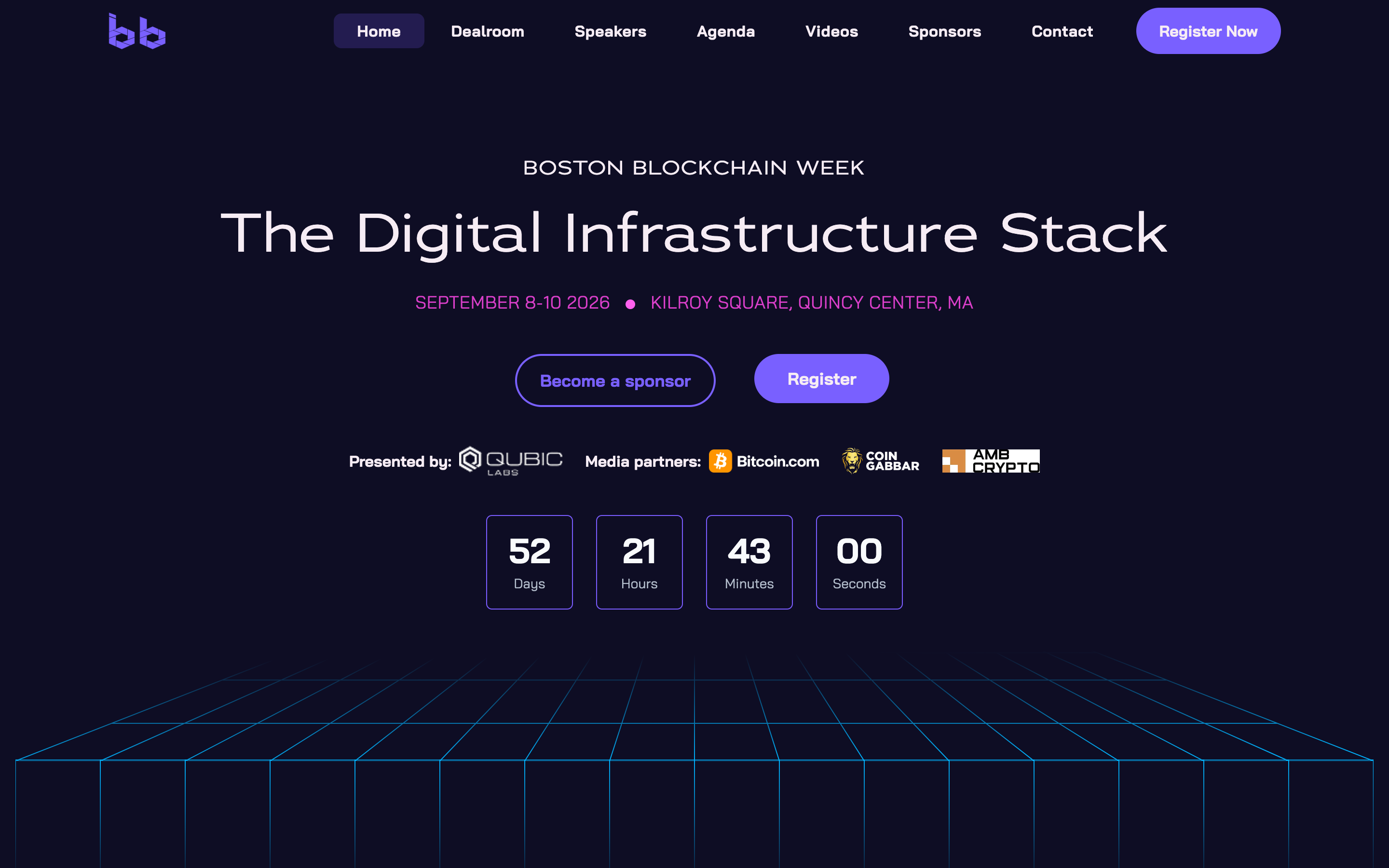 Boston Blockchain Week homepage